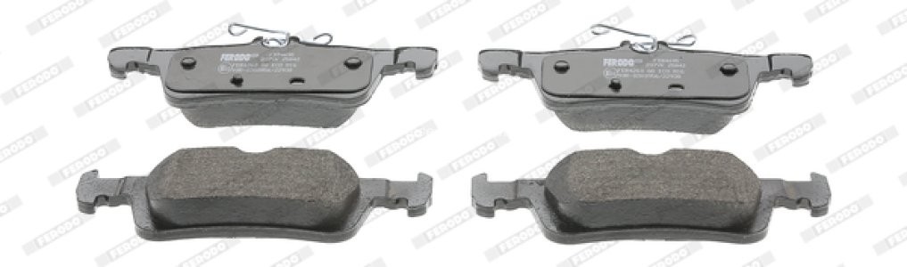 Set placuțe frână FERODO, spate, pentru: PEUGEOT 308 II, 308 II/KOMBI, 308/HATCHBACK 1.2-1.6D 09.13-06.21