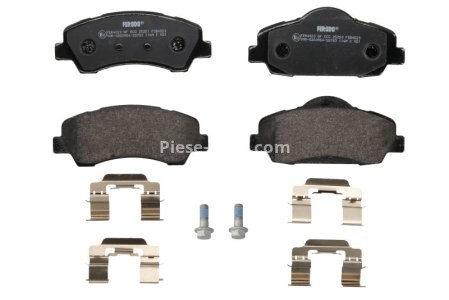 Set placuțe frână FERODO, față, pentru: PEUGEOT 308 II, 308 II/KOMBI 1.2/1.5D/1.6D 09.13-06.21
