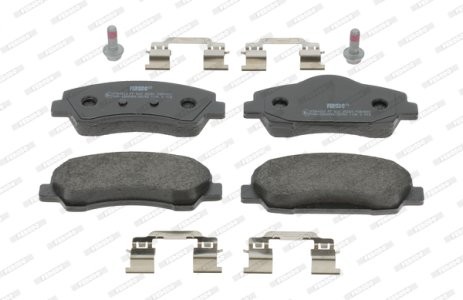 Set placuțe frână FERODO, față, pentru: PEUGEOT 308 II, 308 II/KOMBI 1.2/1.5D/1.6D 09.13-06.21