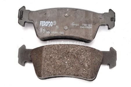 Set placuțe frână FERODO, spate, pentru: PORSCHE CAYENNE; VW TOUAREG 2.5D-4.8 09.02-09.10