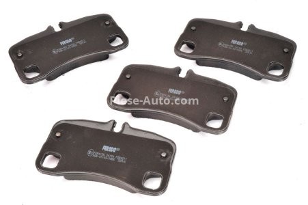 Set placuțe frână FERODO, spate, pentru: PORSCHE 911, 911 TARGA 3.6/3.8/4.0 03.06-12.12