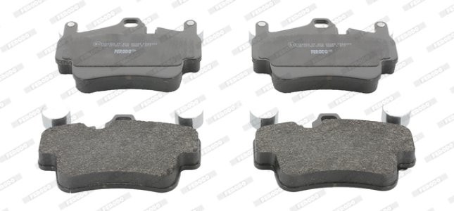 Set placuțe frână FERODO, față, pentru: PORSCHE 911, 911 TARGA, BOXSTER, BOXSTER SPYDER, CAYMAN 2.9-3.8 07.04-06.13