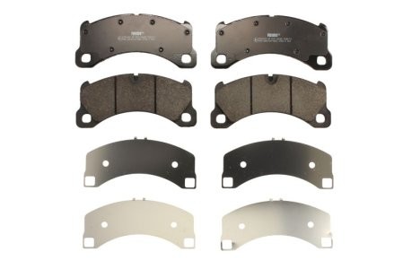 Set placuțe frână FERODO, față, pentru: PORSCHE CAYENNE, MACAN, PANAMERA, PANAMERA SPORT TURISMO 2.0-4.8 06.10-