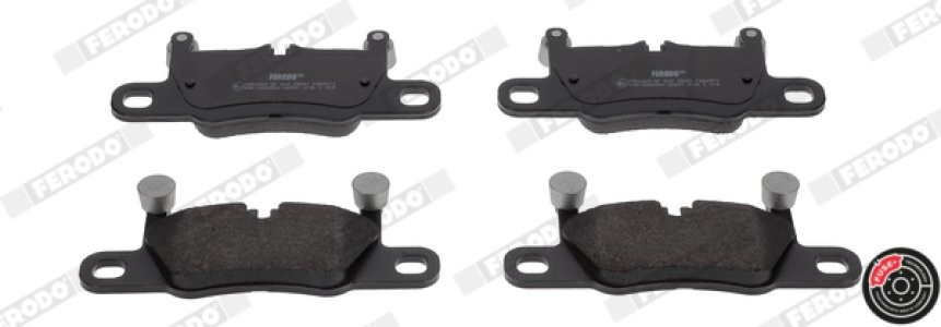 Set placuțe frână FERODO, spate, pentru: PORSCHE 911, 911 TARGA, CAYENNE 2.9-4.0 12.11-