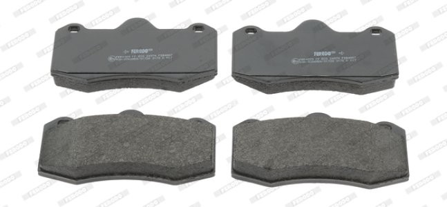 Set placuțe frână FERODO, față, pentru: RENAULT CLIO II; SEAT IBIZA III, IBIZA IV, IBIZA IV SC, IBIZA IV ST 1.2-3.5 11.00- 3