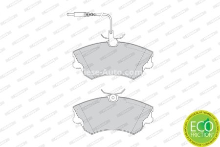 Set placuțe frână FERODO, față, (cu suruburi de ghidare), pentru: RENAULT ESPACE III 1.9D-3.0 11.96-10.02