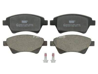 Set placuțe frână FERODO, față, pentru: RENAULT GRAND SCENIC II, KANGOO, KANGOO EXPRESS, MEGANE II, MEGANE II/KOMBI, SCENIC II 1.4-2.0D 10.01-