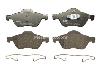 Set placuțe frână FERODO, față, pentru: RENAULT CLIO III, LAGUNA, MEGANE II, MEGANE II/KOMBI, SCENIC II 1.4-2.0D 09.02-