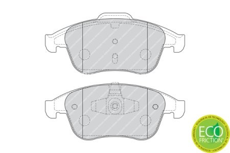Set placuțe frână FERODO, față, pentru: RENAULT CLIO IV, FLUENCE, GRAND SCENIC III, LAGUNA, LAGUNA III, MEGANE, MEGANE III, SCENIC III 1.2-3.5 10.07- 3