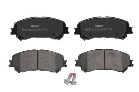 Set placuțe frână FERODO, față, pentru: RENAULT CAPTUR II, ESPACE V, GRAND SCENIC IV, MEGANE IV, SCENIC IV, TALISMAN 1.2-1.8D 02.15-