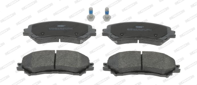 Set placuțe frână FERODO, față, pentru: RENAULT CAPTUR II, ESPACE V, GRAND SCENIC IV, MEGANE IV, SCENIC IV, TALISMAN 1.2-1.8D 02.15-