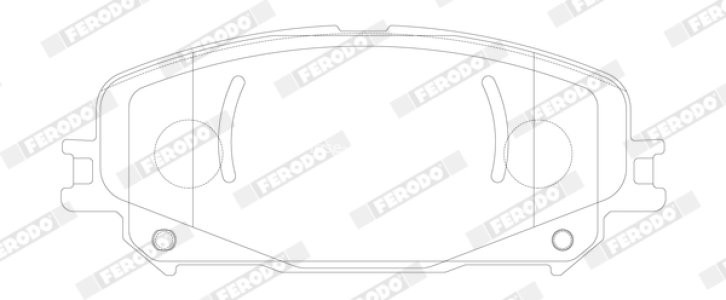 Set placuțe frână FERODO, față, pentru: RENAULT ARKANA I, CAPTUR II, ESPACE V, GRAND SCENIC IV, MEGANE IV, SCENIC IV, TALISMAN 1.0-2.0D 02.15- 1