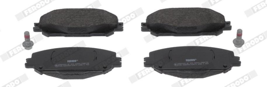 Set placuțe frână FERODO, față, pentru: RENAULT ARKANA I, CAPTUR II, ESPACE V, GRAND SCENIC IV, MEGANE IV, SCENIC IV, TALISMAN 1.0-2.0D 02.15- 3