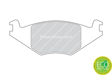 Set placuțe frână FERODO, față, pentru: SEAT CORDOBA, CORDOBA VARIO, IBIZA II; VW GOLF II, JETTA II, POLO, POLO CLASSIC, POLO II 1.0-1.9D 10.81-10.02 3