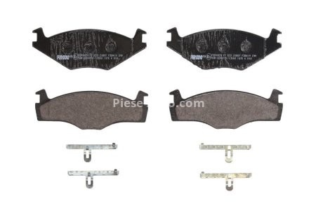 Set placuțe frână FERODO, față, pentru: SEAT CORDOBA, CORDOBA VARIO, IBIZA II, INCA, TOLEDO I; VW CADDY I, GOLF I, GOLF II, GOLF III, JETTA I, JETTA II, PASSAT B1, PASSAT B2 1.0-2.8 04.74-06.03