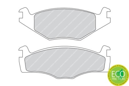 Set placuțe frână FERODO, față, pentru: SEAT CORDOBA, CORDOBA VARIO, IBIZA II, INCA, TOLEDO I; VW CADDY I, GOLF I, GOLF II, GOLF III, JETTA I, JETTA II, PASSAT B1, PASSAT B2 1.0-2.8 04.74-06.03 3