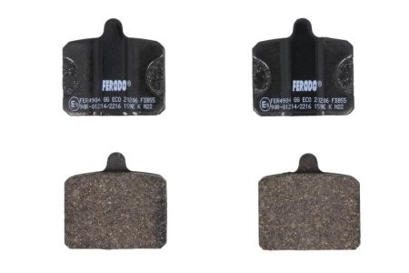 Set placuțe frână FERODO, față, pentru: SKODA 105,120 1.0/1.2 08.76-12.90