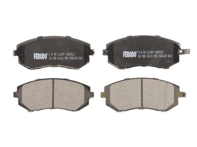 Set placuțe frână FERODO, față, (fără accesorii), pentru: SUBARU BRZ, FORESTER, IMPREZA, LEGACY IV, LEGACY V, OUTBACK, XV; TOYOTA GR 86, GT 86 1.5-3.0 12.00-