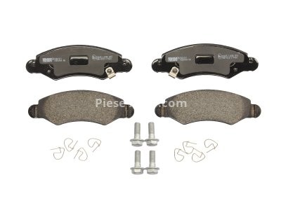 Set placuțe frână FERODO, față, (cu suruburi de ghidare), pentru: SUBARU JUSTY III; SUZUKI IGNIS II, WAGON R, WAGON R+ 1.0-1.5 07.03-