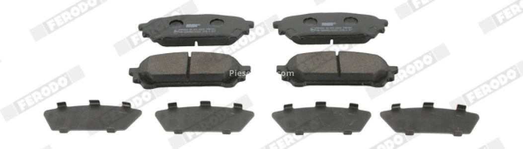 Set placuțe frână FERODO, spate, pentru: SUBARU FORESTER, IMPREZA 1.5-2.5 12.00-06.09 3