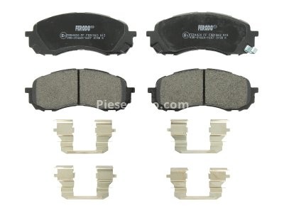 Set placuțe frână FERODO, față, pentru: SUBARU IMPREZA 1.5/1.6 10.00-03.12