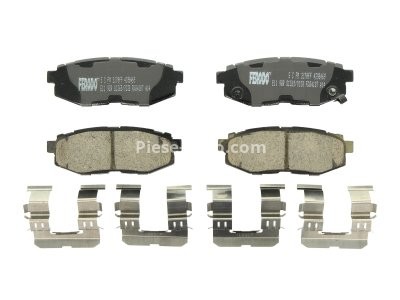 Set placuțe frână FERODO, spate, pentru: SUBARU BRZ, FORESTER, LEGACY V, OUTBACK, TRIBECA; TOYOTA GT 86 2.0-3.6 01.05-