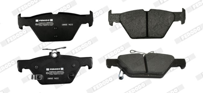 Set placuțe frână FERODO, spate, pentru: SUBARU FORESTER, IMPREZA, LEGACY VI, LEVORG, OUTBACK, XV 1.6-3.6 10.14-
