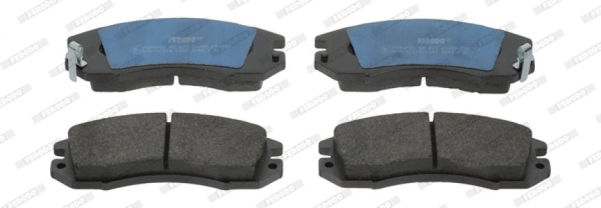 Set placuțe frână FERODO, față, pentru: SUBARU IMPREZA, LEGACY I, LEGACY II 1.6-2.5 01.89-12.00