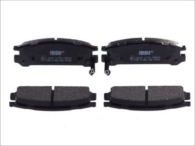 Set placuțe frână FERODO, spate, pentru: SUBARU IMPREZA, LEGACY I, LEGACY II, LEGACY III, LEGACY OUTBACK, SVX 1.6-3.3 01.89-08.03