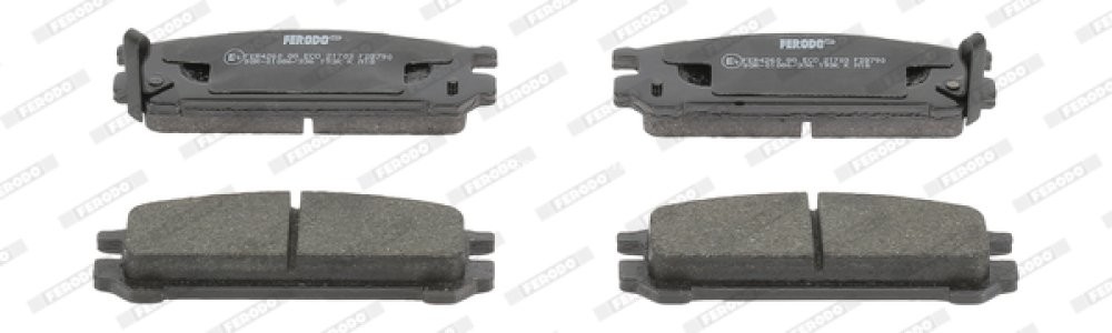 Set placuțe frână FERODO, spate, pentru: SUBARU IMPREZA, LEGACY I, LEGACY II, LEGACY III, LEGACY OUTBACK, SVX 1.6-3.3 01.89-08.03
