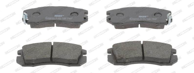Set placuțe frână FERODO, față, pentru: SUBARU FORESTER, LEGACY I, LEGACY OUTBACK 2.0/2.5 05.92-09.02