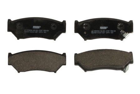 Set placuțe frână FERODO, față, pentru: SUZUKI GRAND VITARA I, JIMNY, VITARA 1.5D-2.0 01.88-