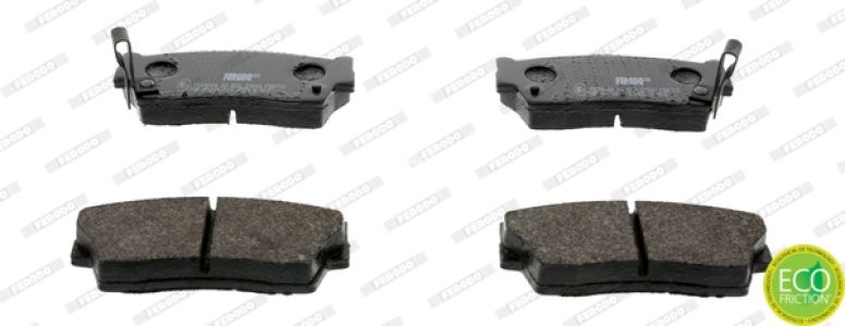 Set placuțe frână FERODO, față, pentru:  SUZUKI GRAND VITARA I, GRAND VITARA II, VITARA, X-90 1.6-3.2 01.88-