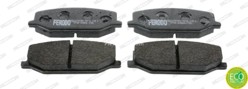 Set placuțe frână FERODO, față, pentru: SUZUKI JIMNY, LJ80, SAMURAI, SJ410, SJ413, SUPER CARRY 0.8-1.9D 01.80-