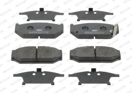 Set placuțe frână FERODO, față, pentru: SUZUKI SWIFT II, SWIFT III, SWIFT IV 1.0-1.6 01.94-