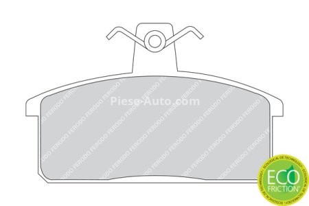 Set placuțe frână FERODO, față, pentru: SUZUKI SAMURAI, VITARA, X-90 1.0-1.9D 04.88-12.04 3