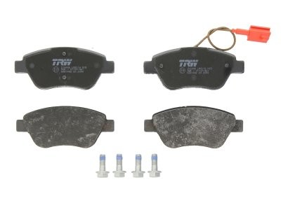 Set plăcuțe frână TRW, față, pentru: ALFA ROMEO MITO; CITROEN NEMO, NEMO/MINIVAN; FIAT 500, 500 C, BRAVO II, DOBLO, FIORINO/MINIVAN, GRANDE PUNTO, LINEA, PANDA, QUBO, SIENA, STILO 1.2-1.6 11.00-