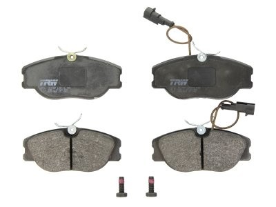 Set plăcuțe frână TRW, față (cu accesorii; cu șuruburi de ghidare etrier frână), pentru: ALFA ROMEO 155, GTV, SPIDER; FIAT COUPE, CROMA; LANCIA DEDRA, DELTA I 1.6-3.0 11.84-10.05