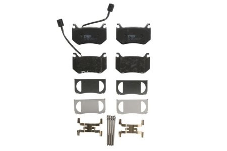 Set plăcuțe frână TRW, spate, pentru: ALFA ROMEO GIULIA, STELVIO 2.9 10.15-