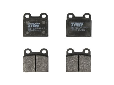 Set plăcuțe frână TRW, spate, pentru: ALFA ROMEO SPIDER; MASERATI BITURBO; OPEL KADETT A, KADETT B, VECTRA B; SAAB 90, 900 I, 9000, 99; VW GARBUS 1.0-2.6 09.62-07.03