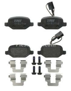 Set plăcuțe frână TRW, spate, (cu accesorii; cu șuruburi de ghidare etrier frână), pentru: ALFA ROMEO MITO 0.9-1.6D 08.08-10.18