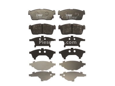 Set plăcuțe frână TRW, față, pentru: DAIHATSU COPEN, CUORE VII, SIRION; MITSUBISHI MIRAGE / SPACE STAR VI; SUBARU JUSTY IV; SUZUKI ALTO VII, IGNIS II 0.7-1.5 09.03-