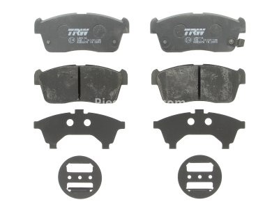 Set plăcuțe frână TRW, față, pentru: DAIHATSU COPEN, SIRION; SUZUKI CARRY, IGNIS I, IGNIS II 0.7/1.3/1.5 03.00-