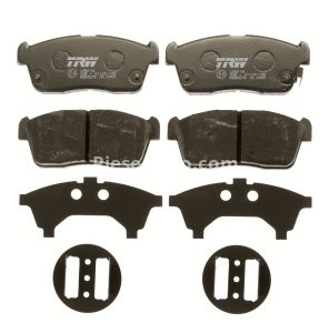 Set plăcuțe frână TRW, față, pentru: DAIHATSU COPEN, SIRION; SUZUKI CARRY, IGNIS I, IGNIS II 0.7/1.3/1.5 03.00- 3