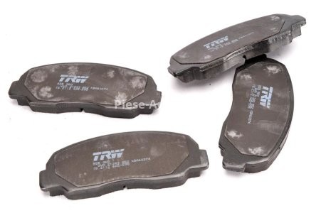 Set plăcuțe frână TRW, față, pentru: DAIHATSU FEROZA, ROCKY, WILDCAT/ROCKY; MAZDA B-SERIE 1.6/2.0/2.8D 02.77-12.99