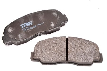 Set plăcuțe frână TRW, față, pentru: DAIHATSU FEROZA, ROCKY, WILDCAT/ROCKY; MAZDA B-SERIE 1.6/2.0/2.8D 02.77-12.99