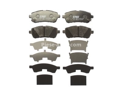 Set plăcuțe frână TRW, față, pentru: DAIHATSU MATERIA, SIRION; FORD FIESTA VI; MAZDA 2; SUBARU JUSTY IV; SUZUKI BALENO, SWIFT IV, SWIFT V 1.0-1.6D 01.05-