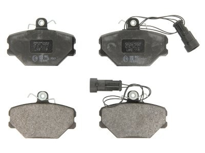 Set plăcuțe frână TRW, față, pentru: FSO POLONEZ III 1.6/1.9D 09.92-03.02