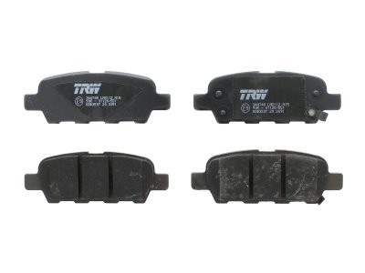 Set plăcuțe frână TRW, spate, pentru: INFINITI EX, G, M45; NISSAN ALTIMA, CUBE, ELGRAND, JUKE, MAXIMA, MAXIMA VI, MURANO I, MURANO II, MURANO III, PATHFINDER IV, QASHQAI I, QUEST 1.5D-4.5 06.01-
