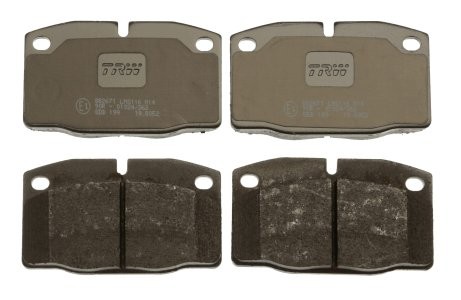 Set plăcuțe frână TRW, față, pentru: LOTUS ELAN; OPEL ASCONA B, ASCONA C, ASTRA F, CORSA A, CORSA A TR, CORSA A/HATCHBACK, KADETT D, KADETT E, KADETT E COMBO, KADETT E/KOMBI 1.0-2.4 09.75-07.03 3